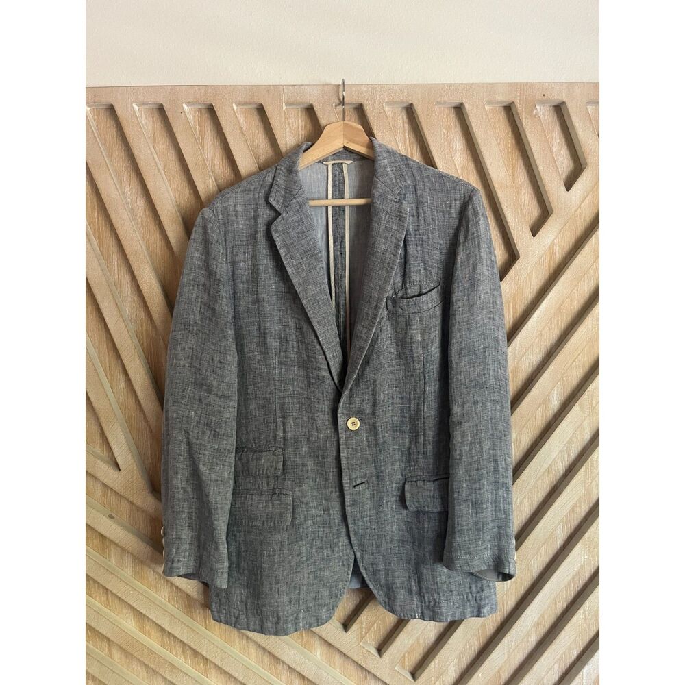 Billy Reid Linen Cotton Made in Italy Blazer